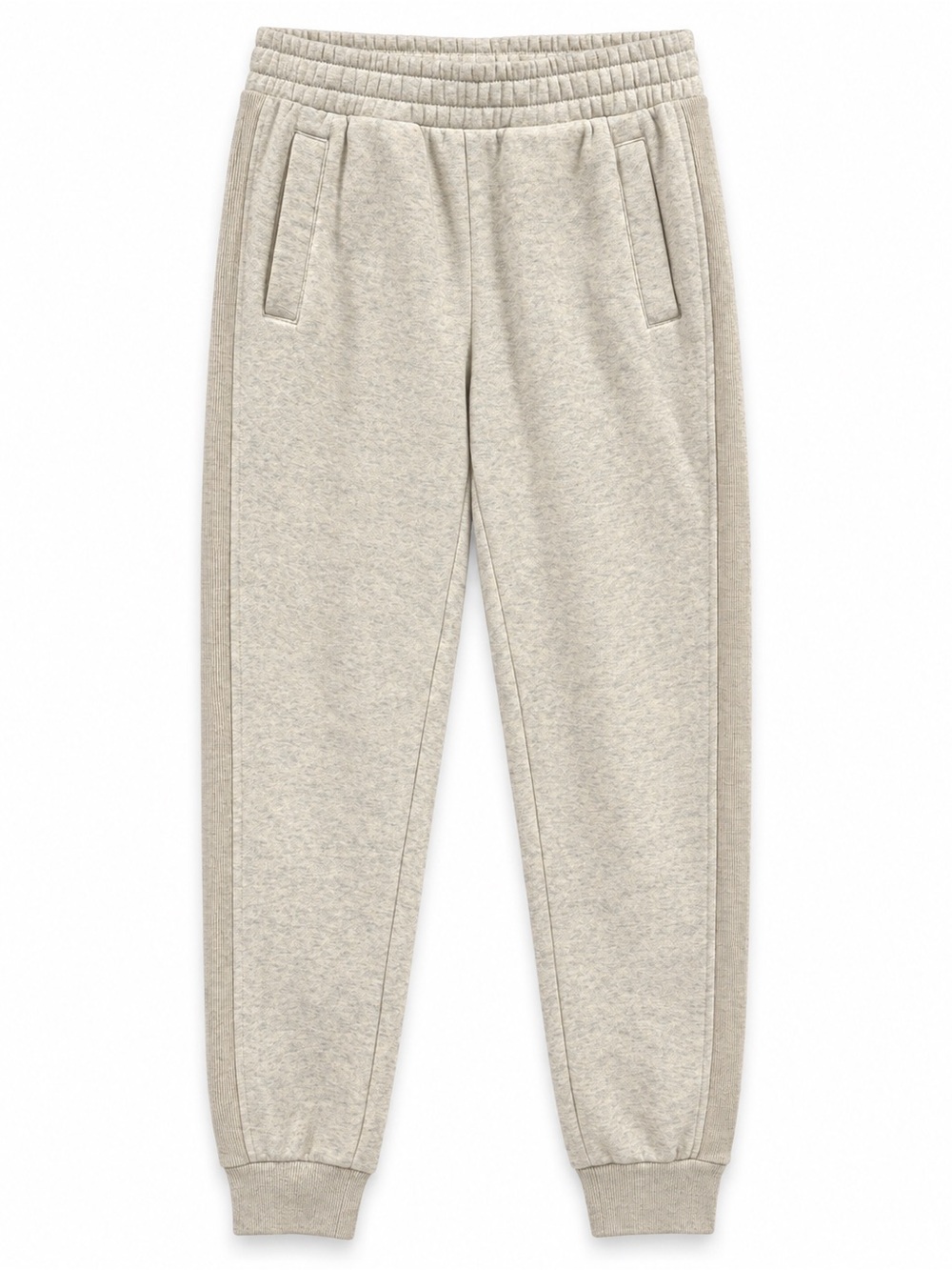 ANTONIO MELANI Relaxed High-Waist Joggers in Light Oatmeal - Picture 2 of 7